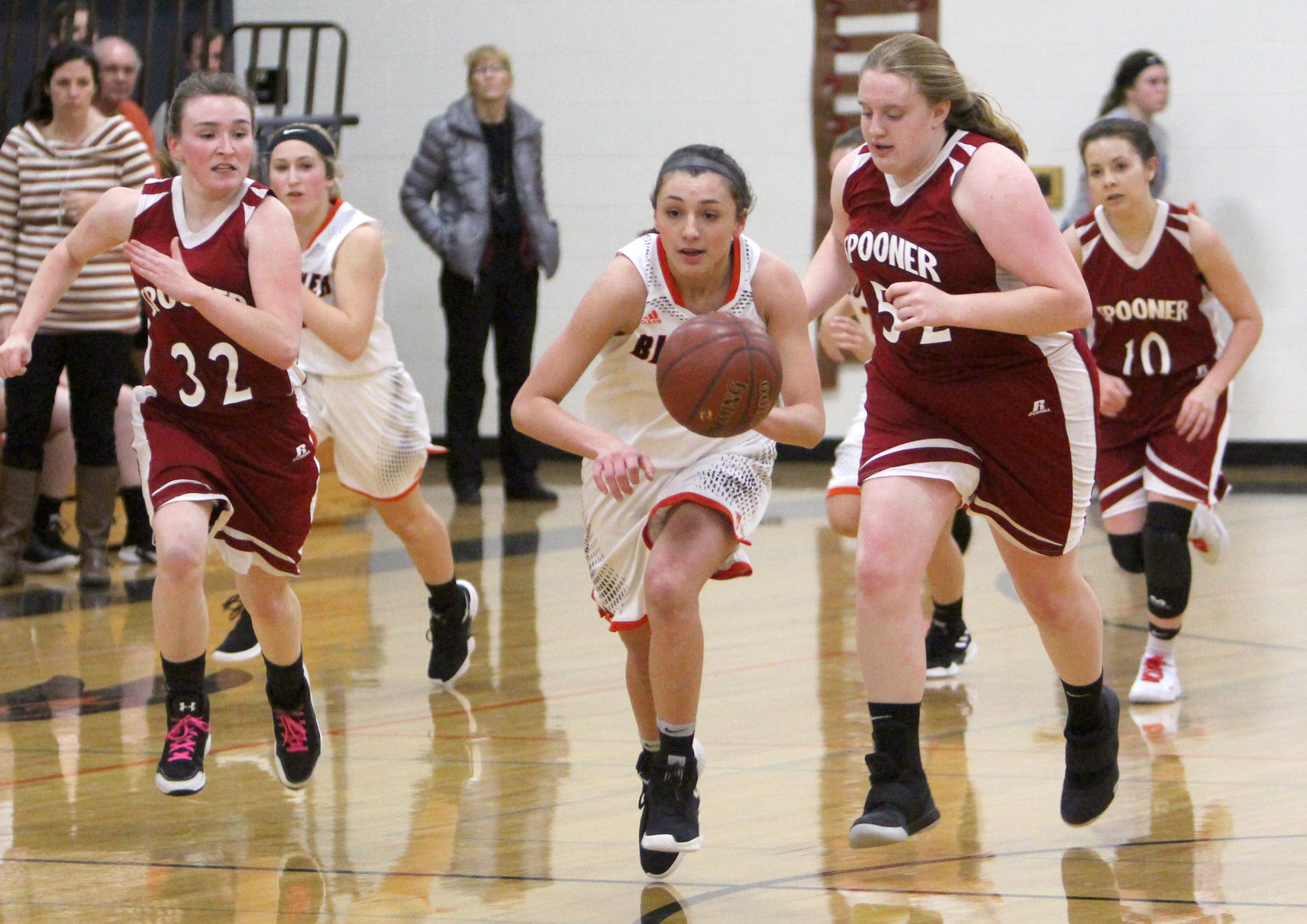 Spooner at Bloomer girls basketball 12-11-18